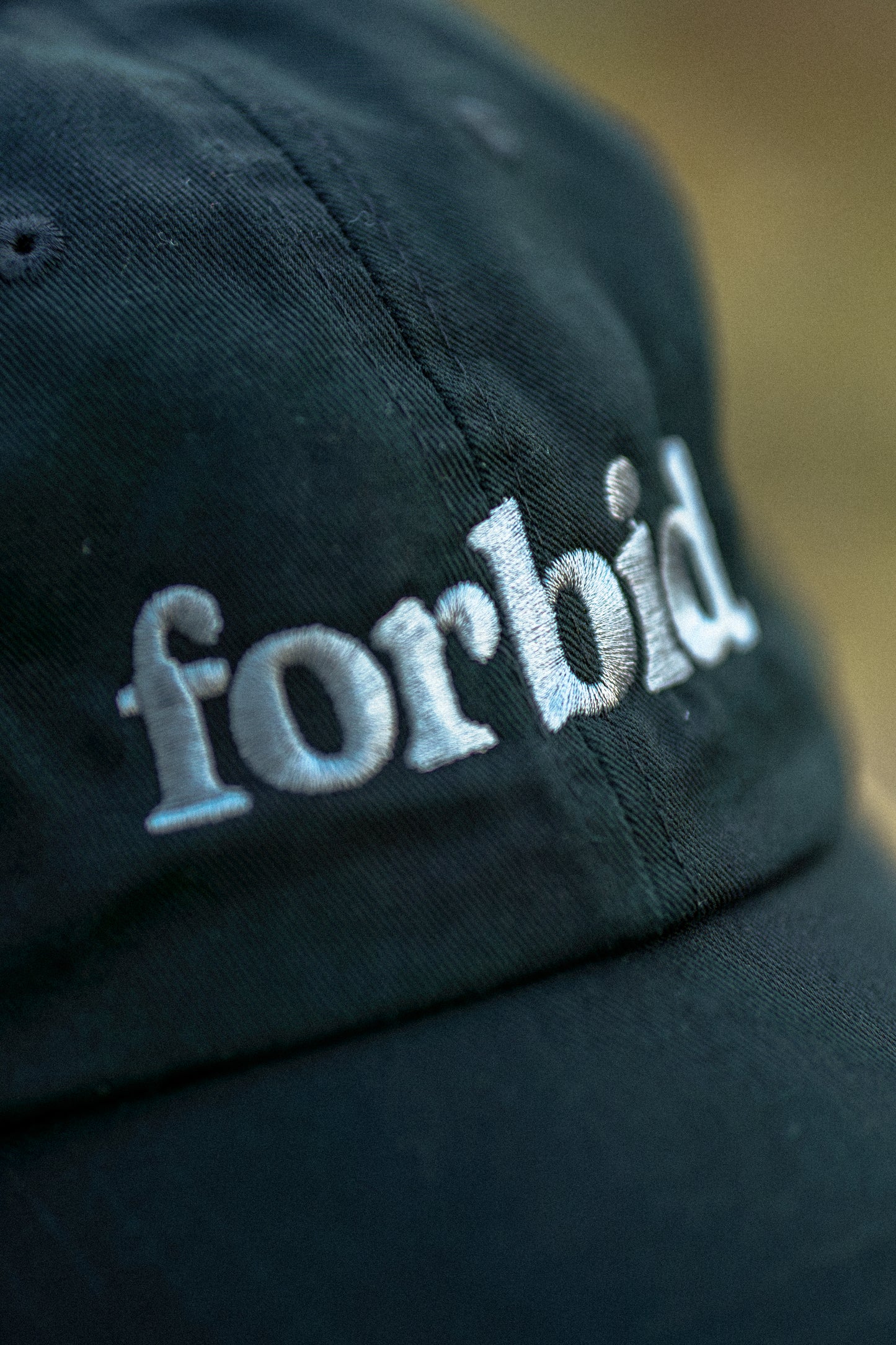 Forbid Dad Cap - Black