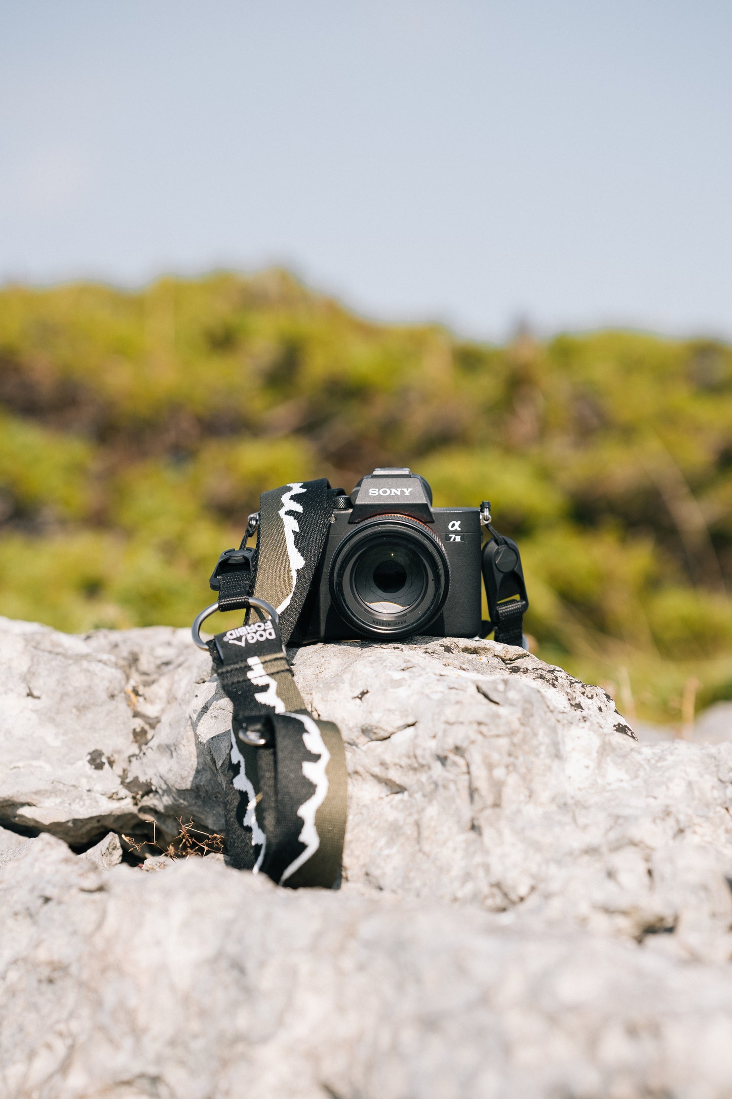 Camera Strap: Mount Forbid | Black & Khaki